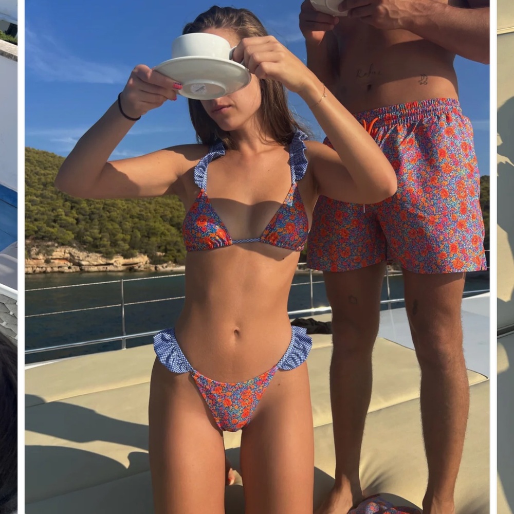 Strawberry Milk Mob Electric Smooch Bikini